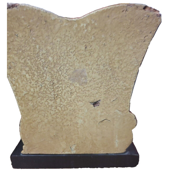 Vintage Set of 2 Syroco Wood Violin Music Sheets Bookends Syracuse Old Damage - Picture 4 of 15